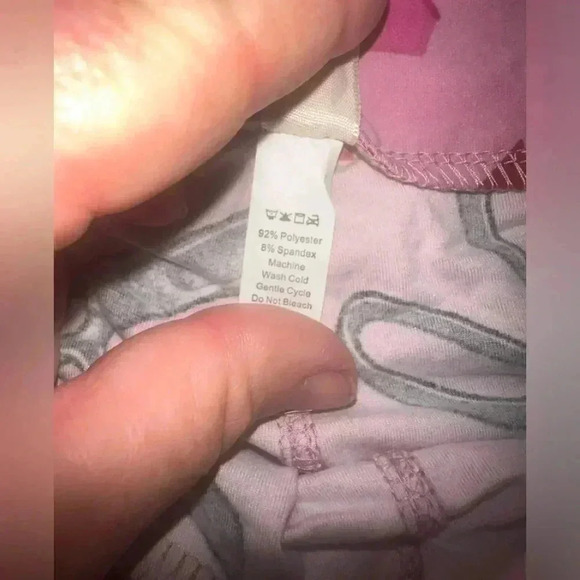 Lularoe TC pink Paper Valentine leggings. OG Patrick quality & fit. - Picture 4 of 6